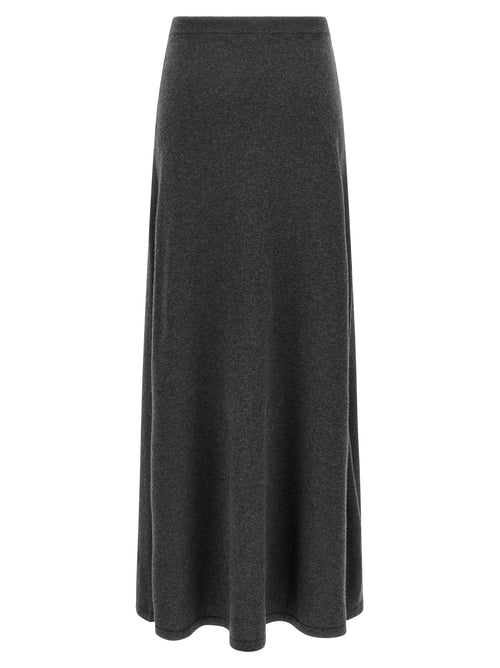 Balenciaga Minirock aus grauer Wolle