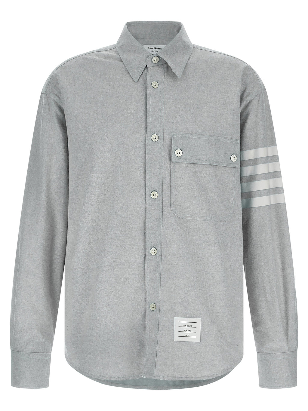 Thom Browne Gray Cotton Blouse