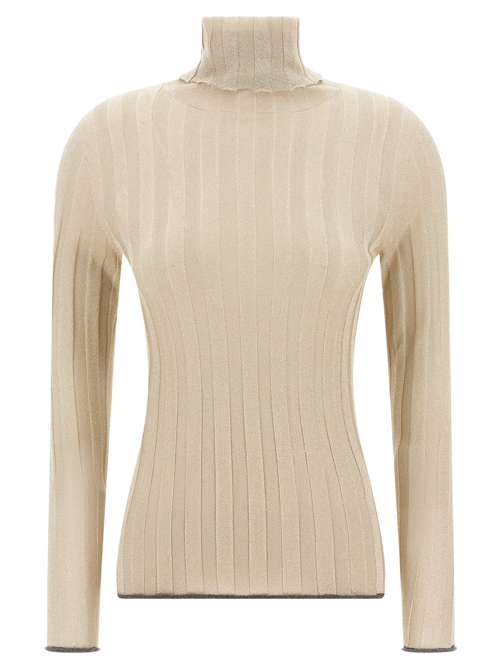 Fabiana Filippi Gold Viscose Cardigan