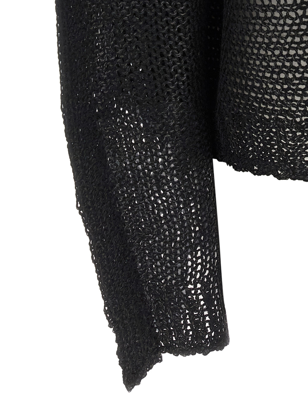 Issey Miyake Black Wool Sweatshirt