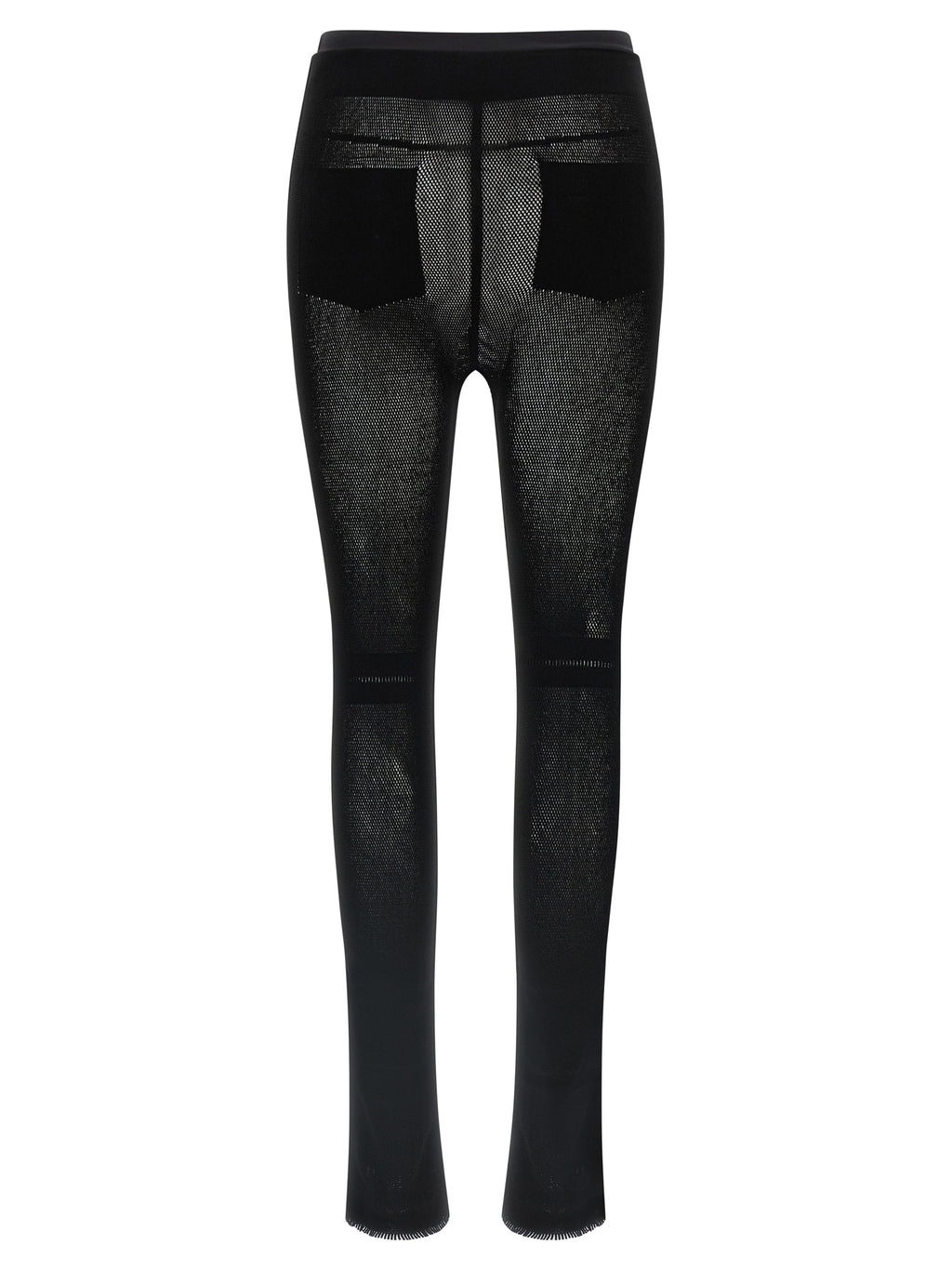 Issey Miyake Black Nylon Leggings