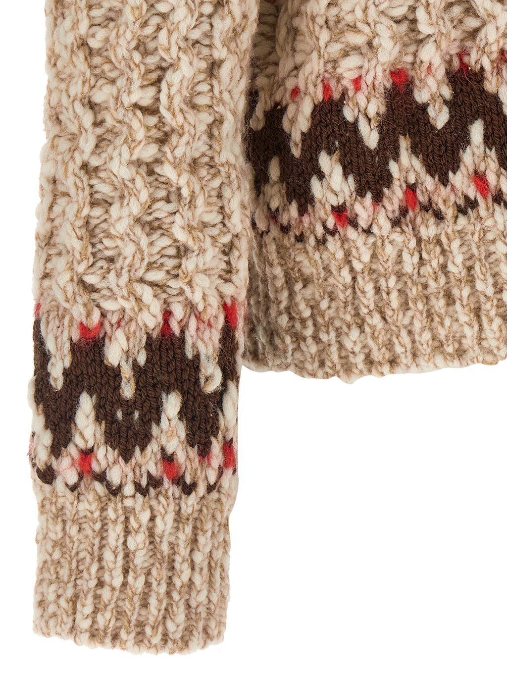 Moncler Grenoble Multicolor Wool Cardigan