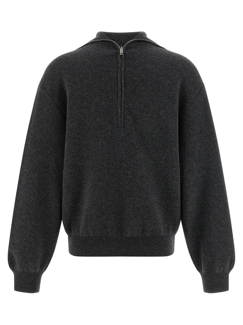 Balenciaga Strickjacke aus grauer Wolle