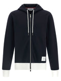 Thom Browne Blue Cotton Sweatshirt