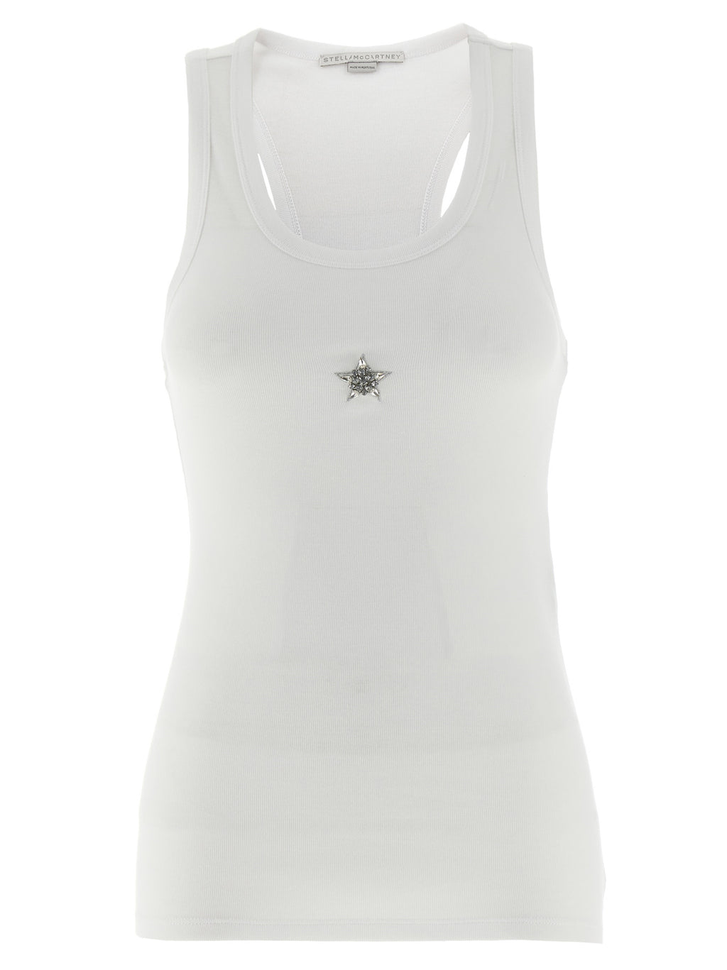 Stella McCartney White Lyocell Tank Tops