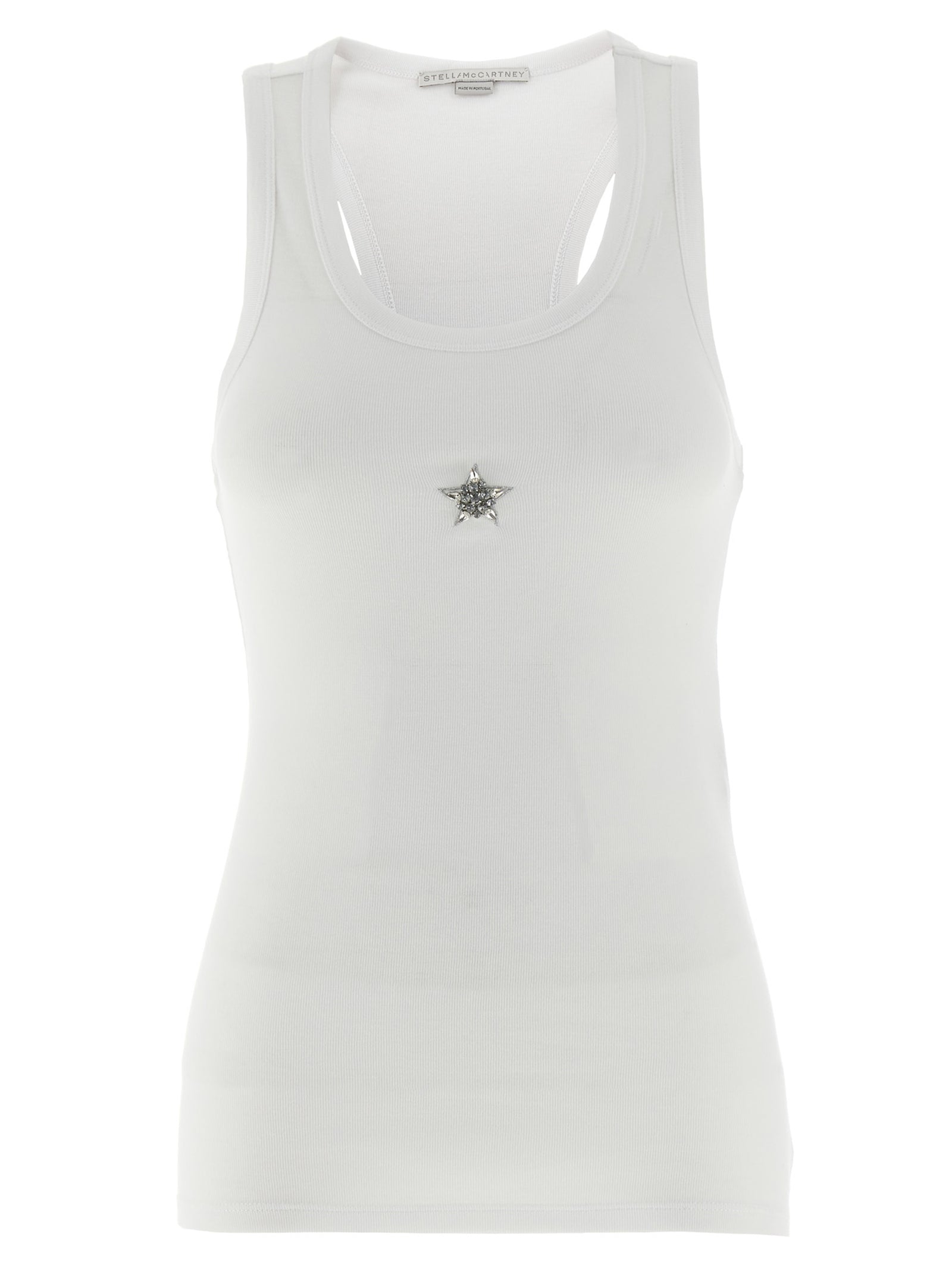 Stella McCartney White Lyocell Tank Tops
