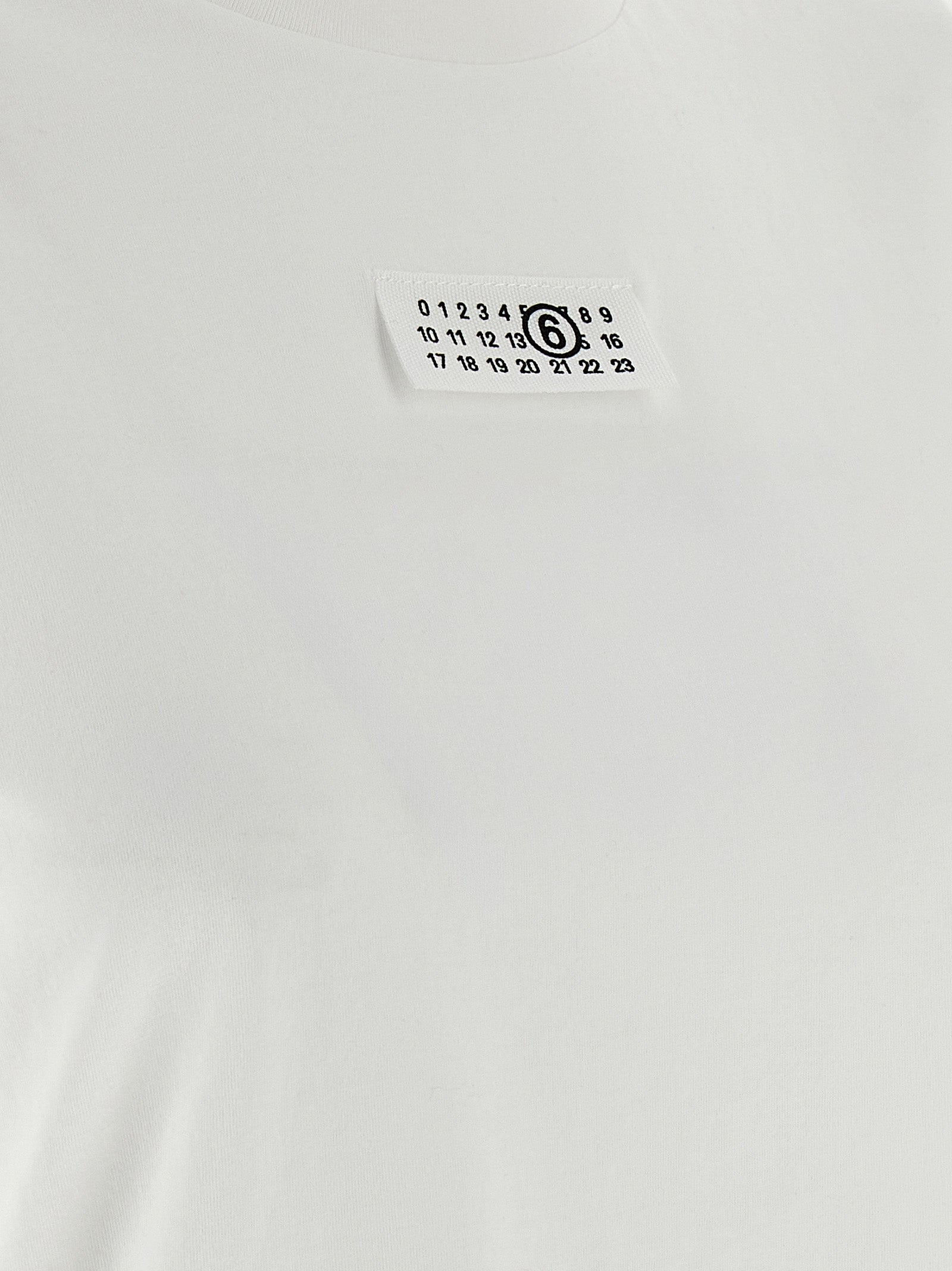 MM6 Maison Margiela White Cotton T-Shirt