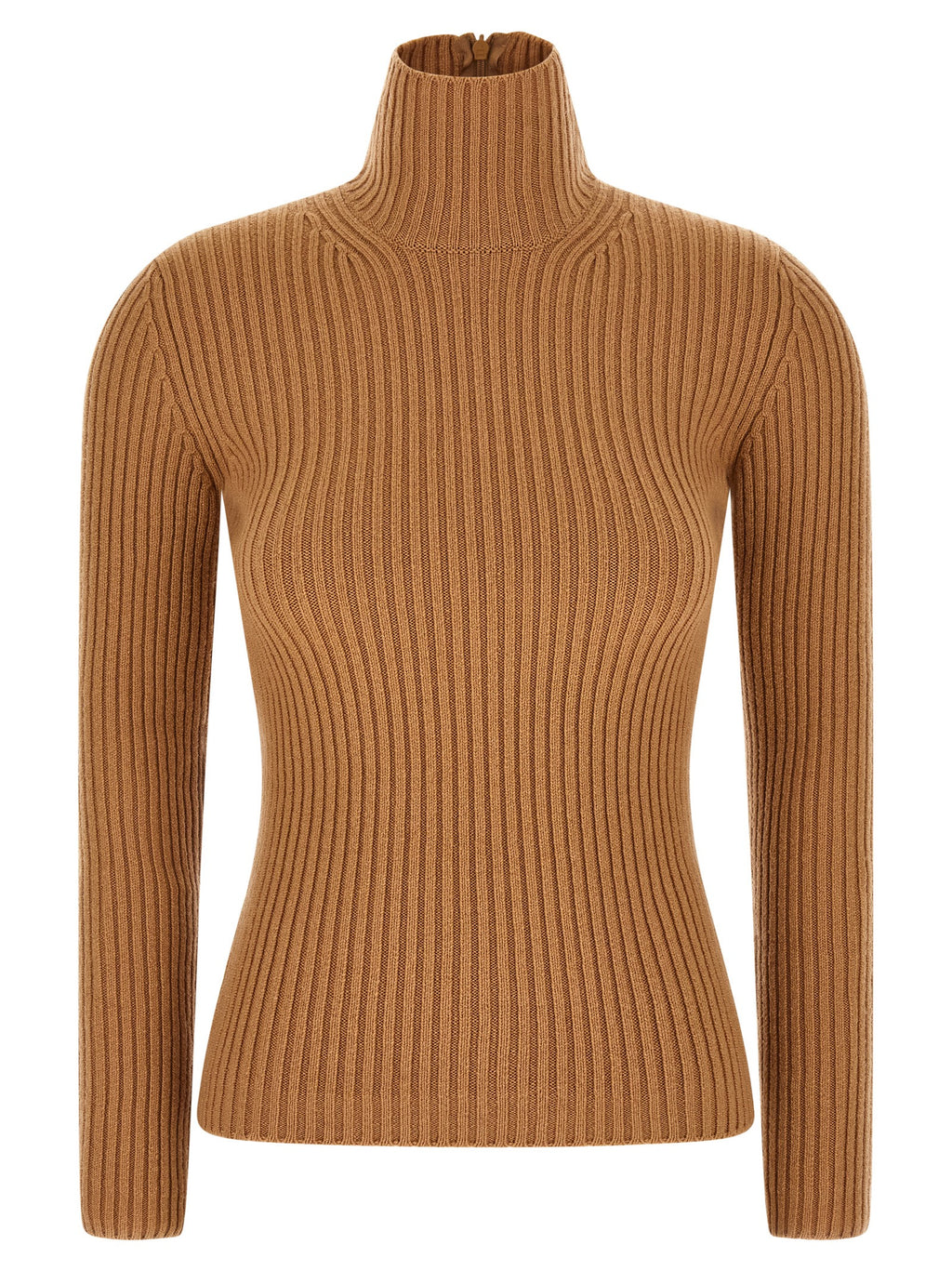 Max Mara Beige Wool Cardigan