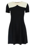 Valentino Garavani Black Viscose Short Dress