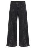 Diesel Black Cotton Jeans Denim