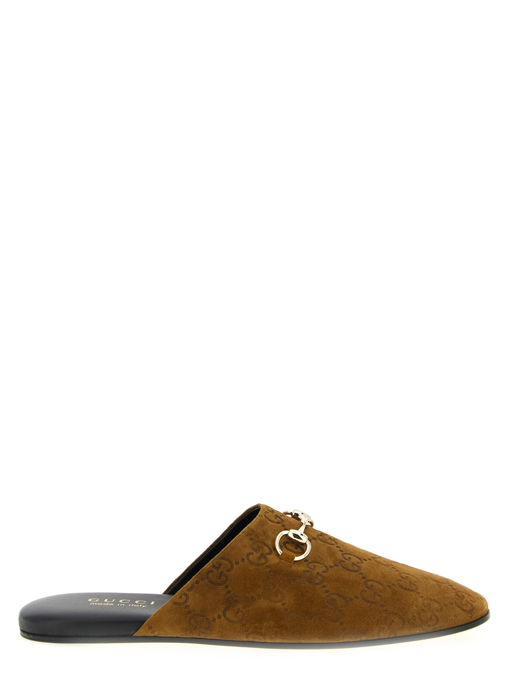 Gucci Brown Calfskin Mules