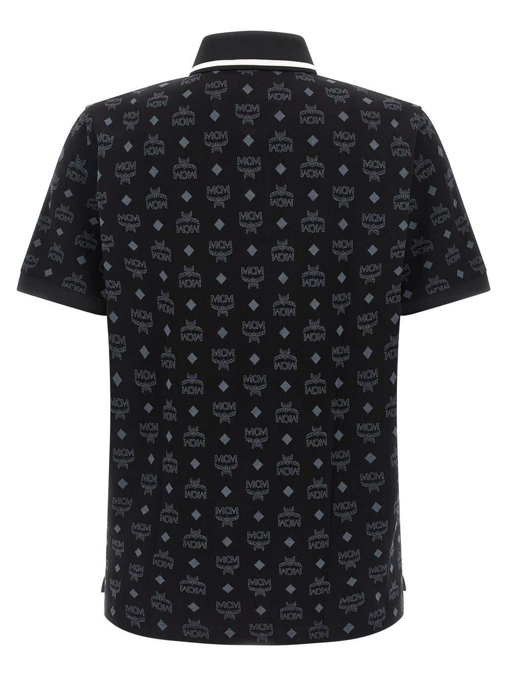 MCM Black Cotton Polo Shirt