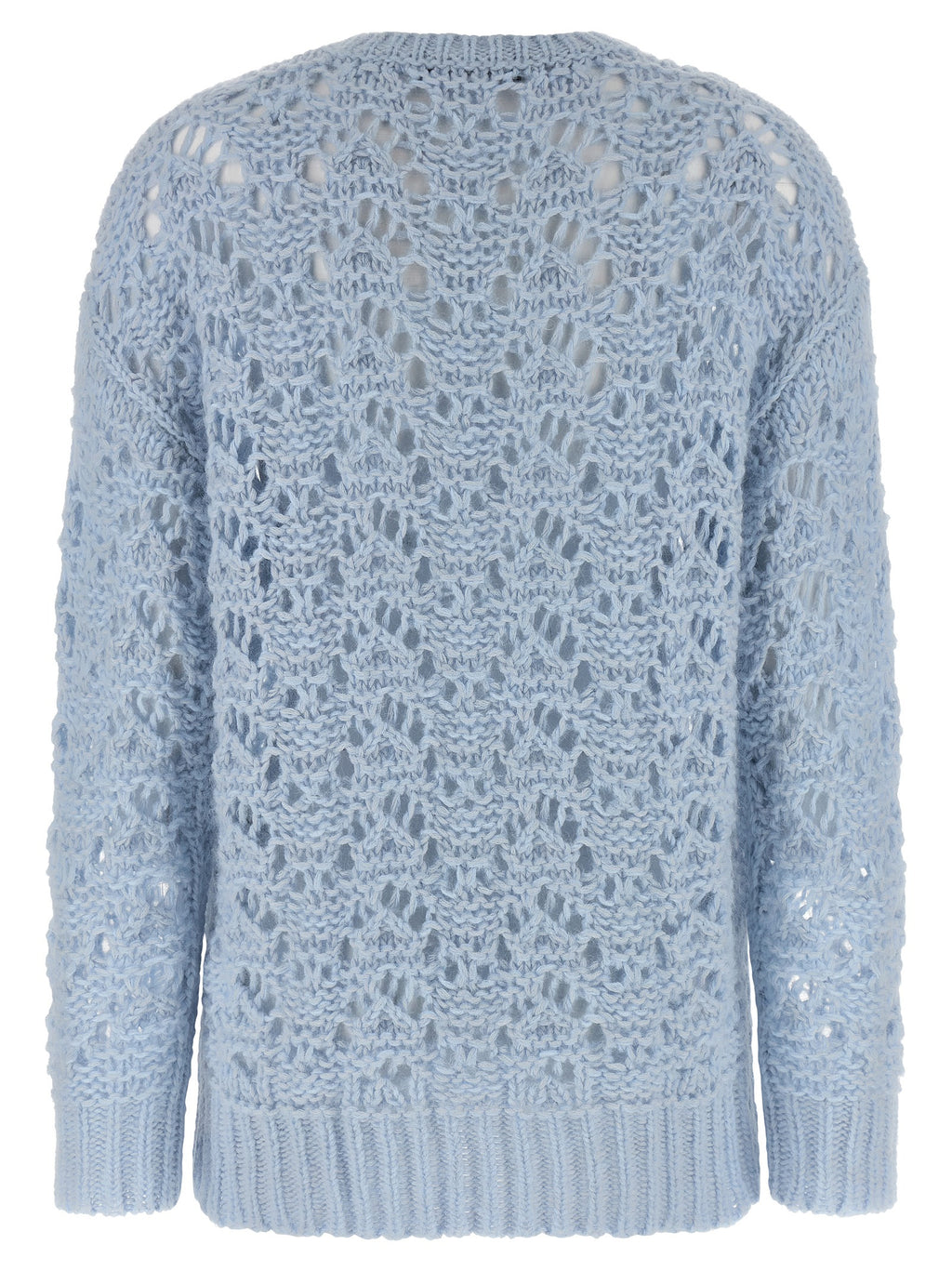 Fabiana Filippi Blue Virgin Wool Cardigan