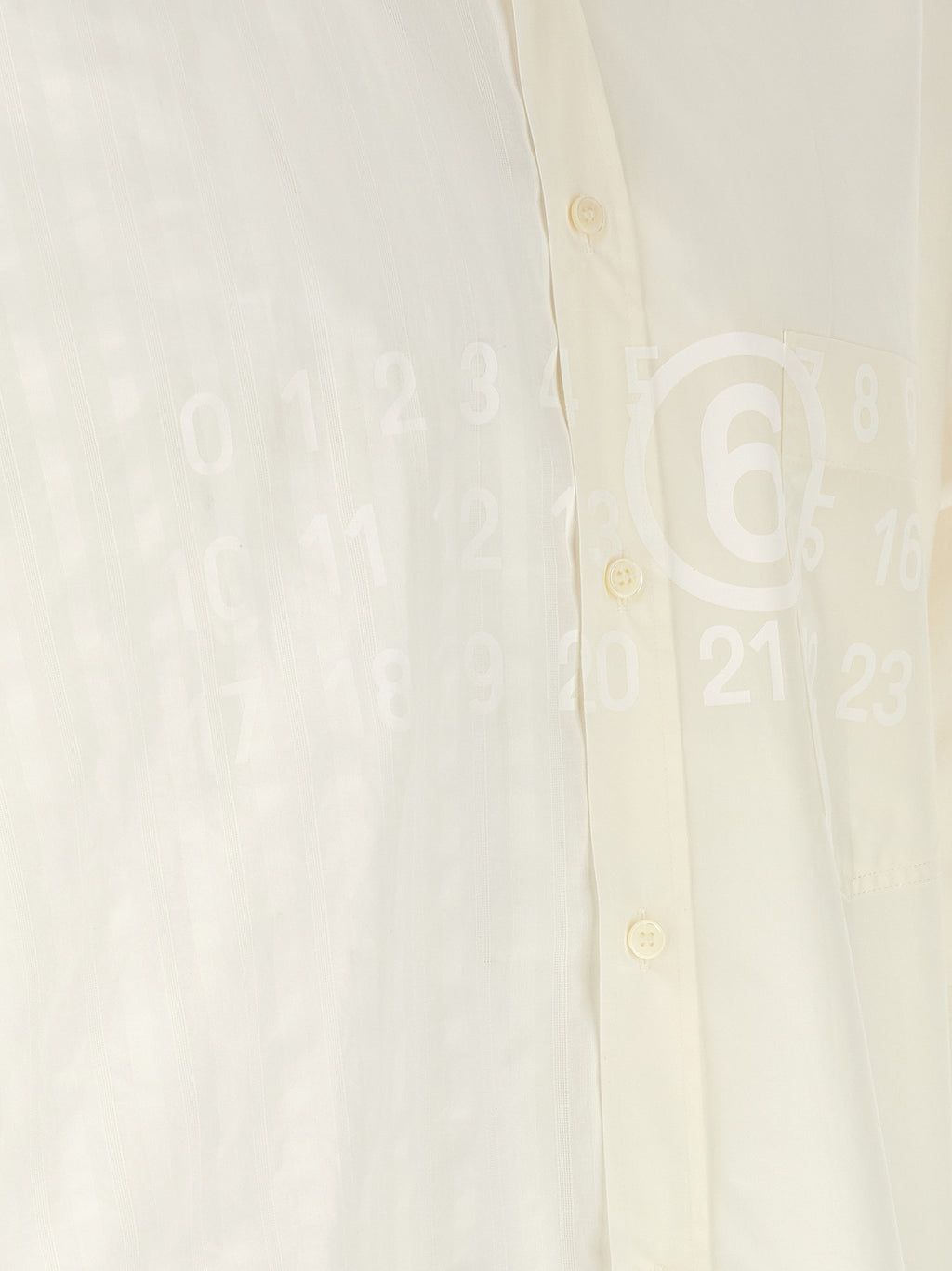 MM6 Maison Margiela White Cotton Blouse