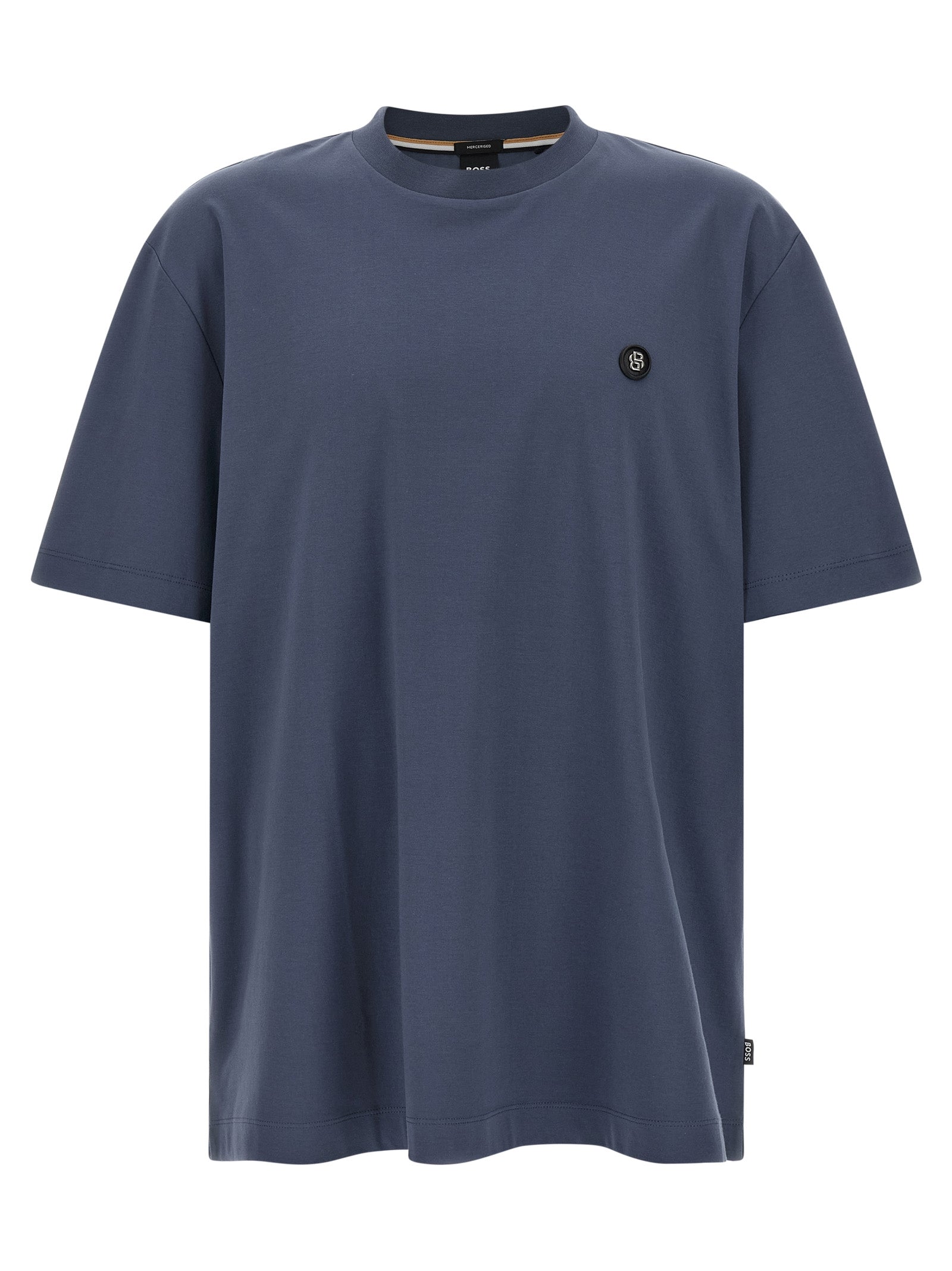 Hugo Boss Blue Cotton T-Shirt