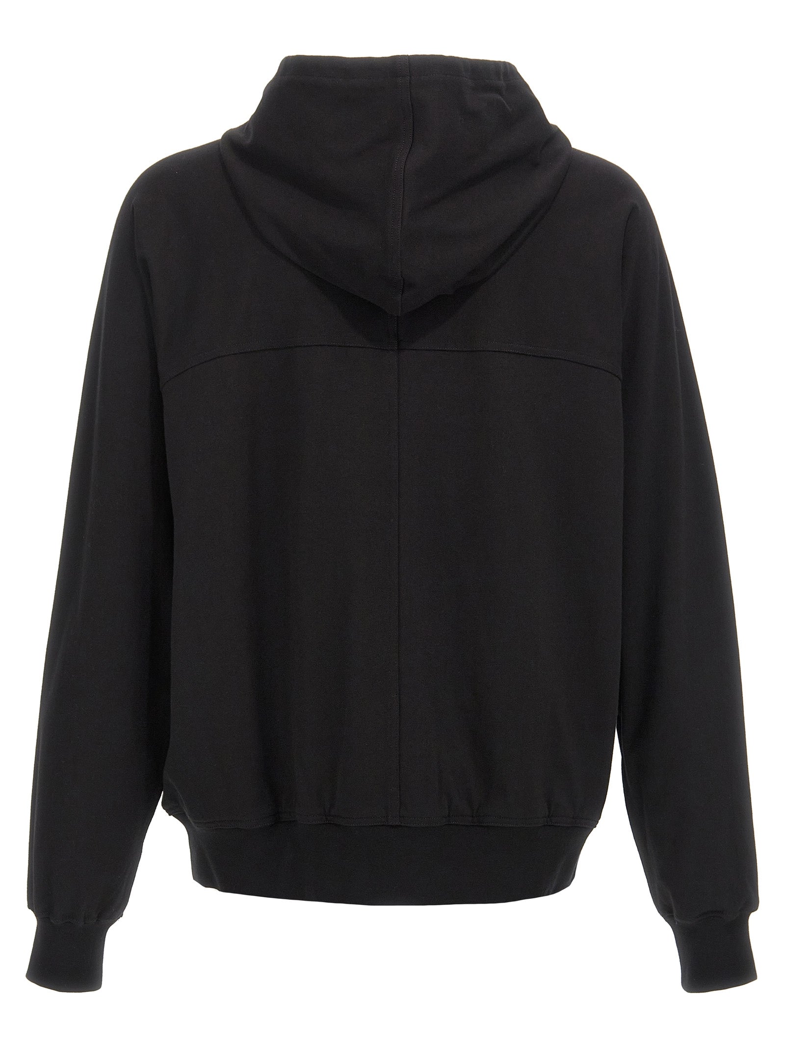Rick Owens Black Cotton Sweatshirt