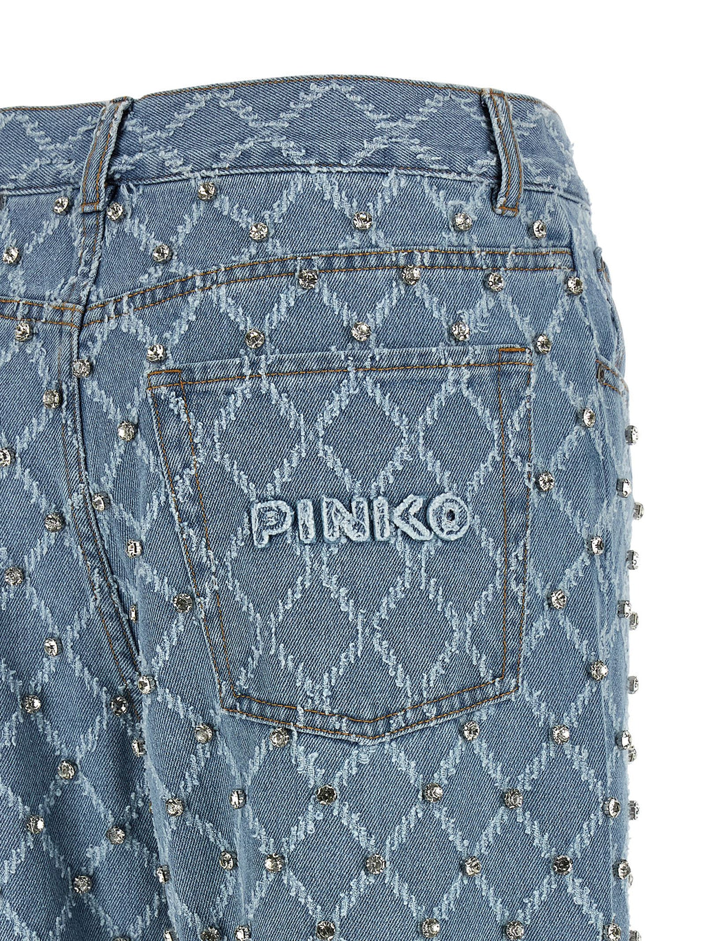 PINKO Blue Cotton Jeans Denim