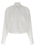Ermanno Scervino White Cotton Blouse