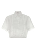 Ermanno Scervino White Cotton Blouse