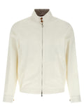 Brunello Cucinelli White Cotton Full-Length Jacket