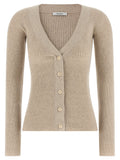 Max Mara Beige Wool Cardigan