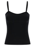 Max Mara Black Virgin Wool Tank Tops