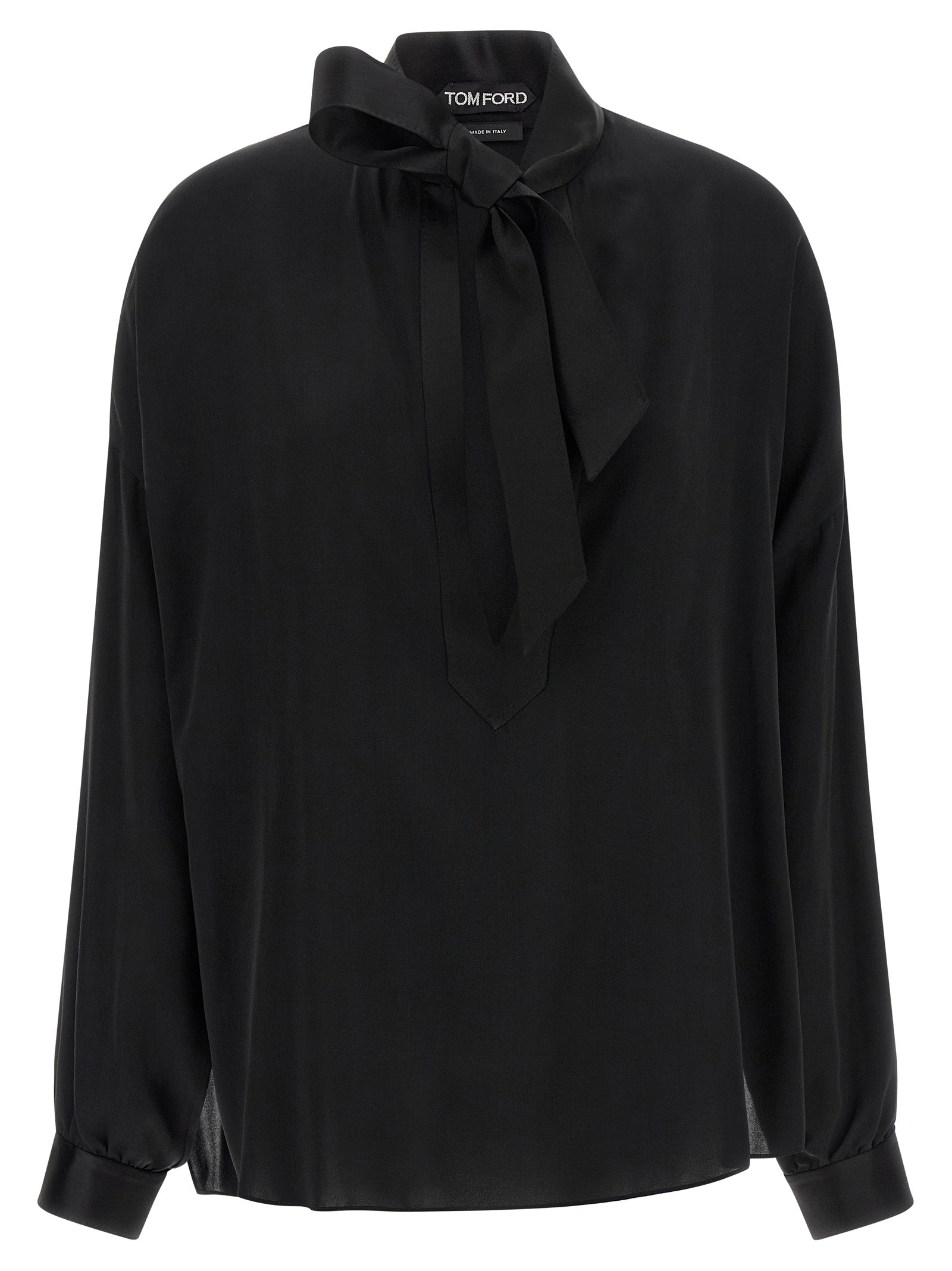 Tom Ford Black Silk Blouse
