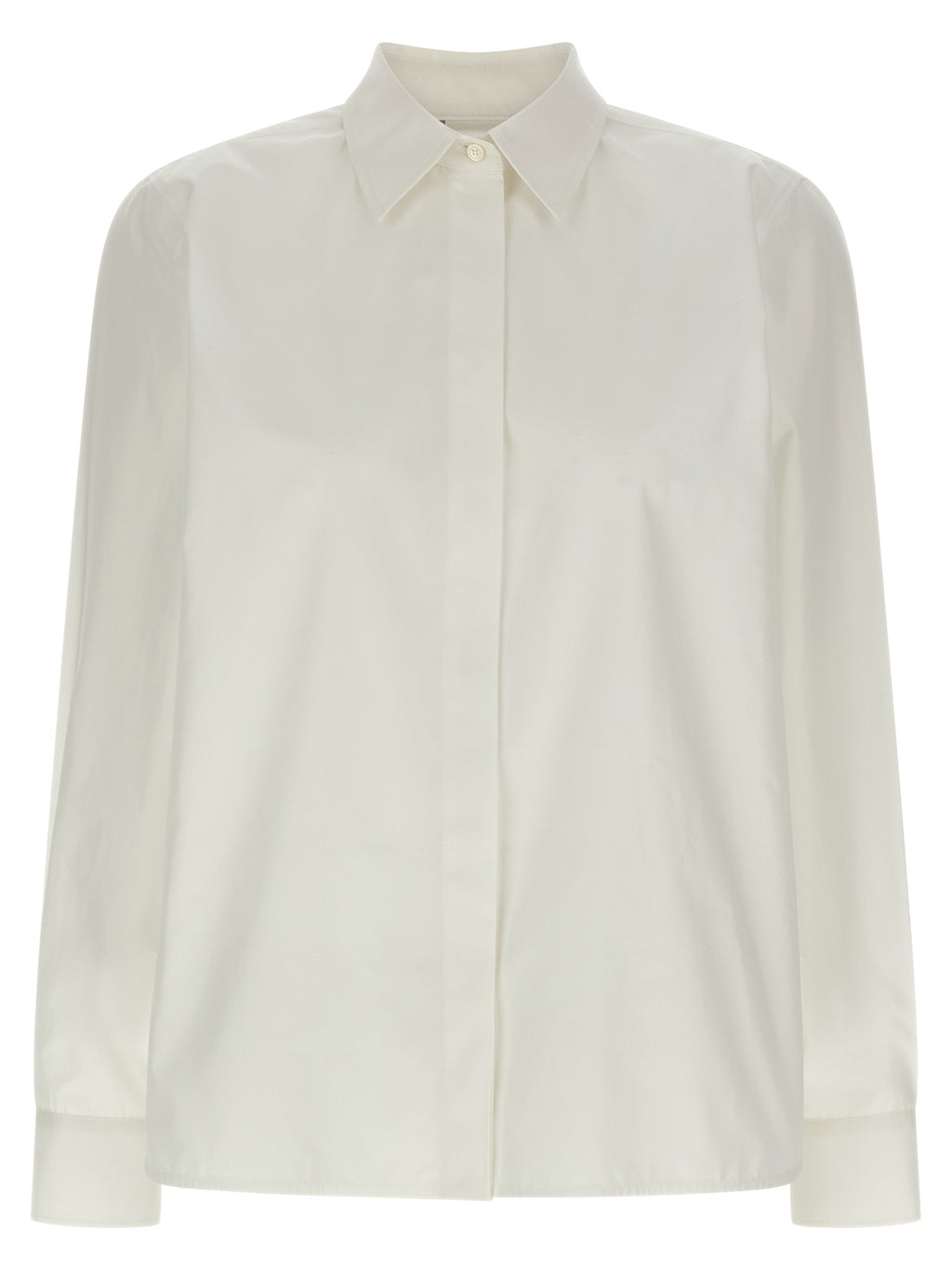 Max Mara White Cotton Blouse