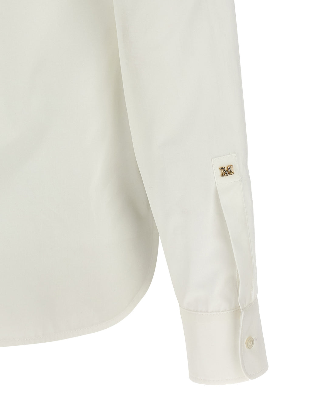 Max Mara White Cotton Blouse