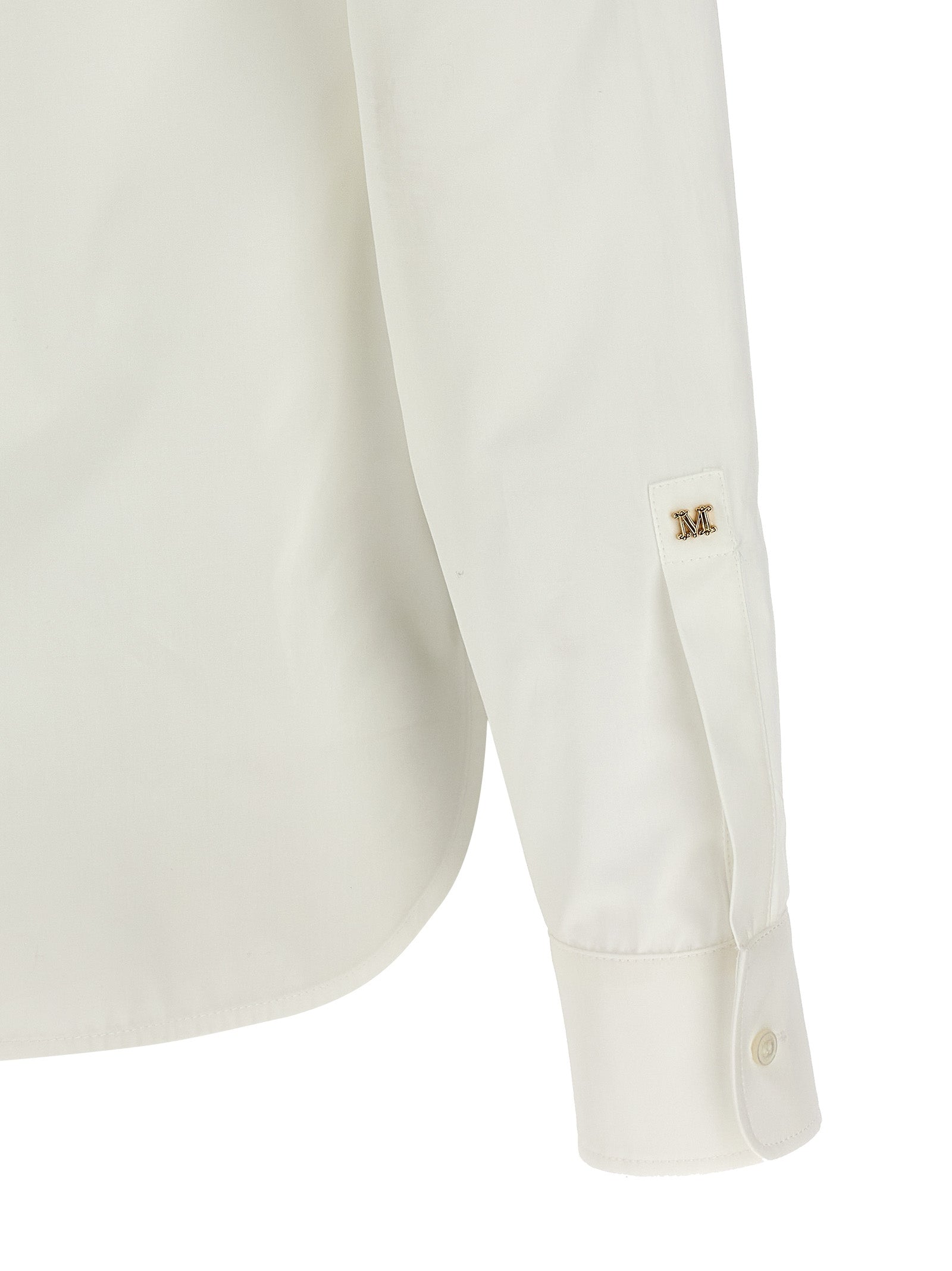 Max Mara White Cotton Blouse
