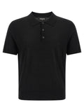 Dsquared² Black Wool Polo Shirt