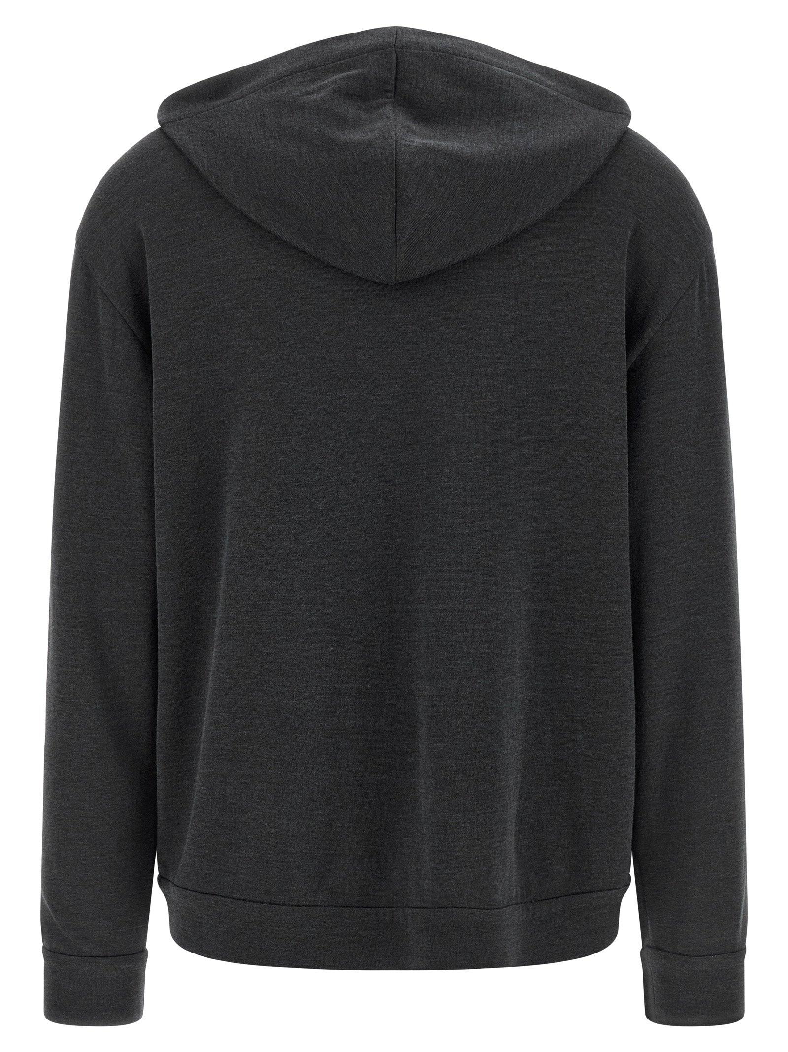Brunello Cucinelli Gray Cotton Hoodie