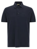 Etro Blue Cotton Polo Shirt