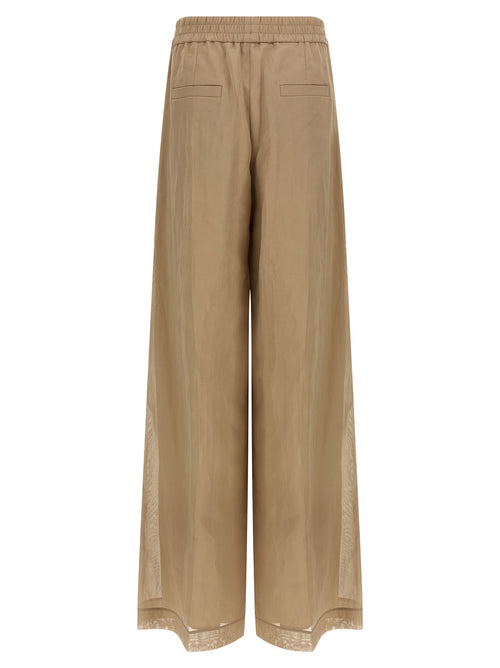 Brunello Cucinelli Beige Casual Hose aus Baumwolle