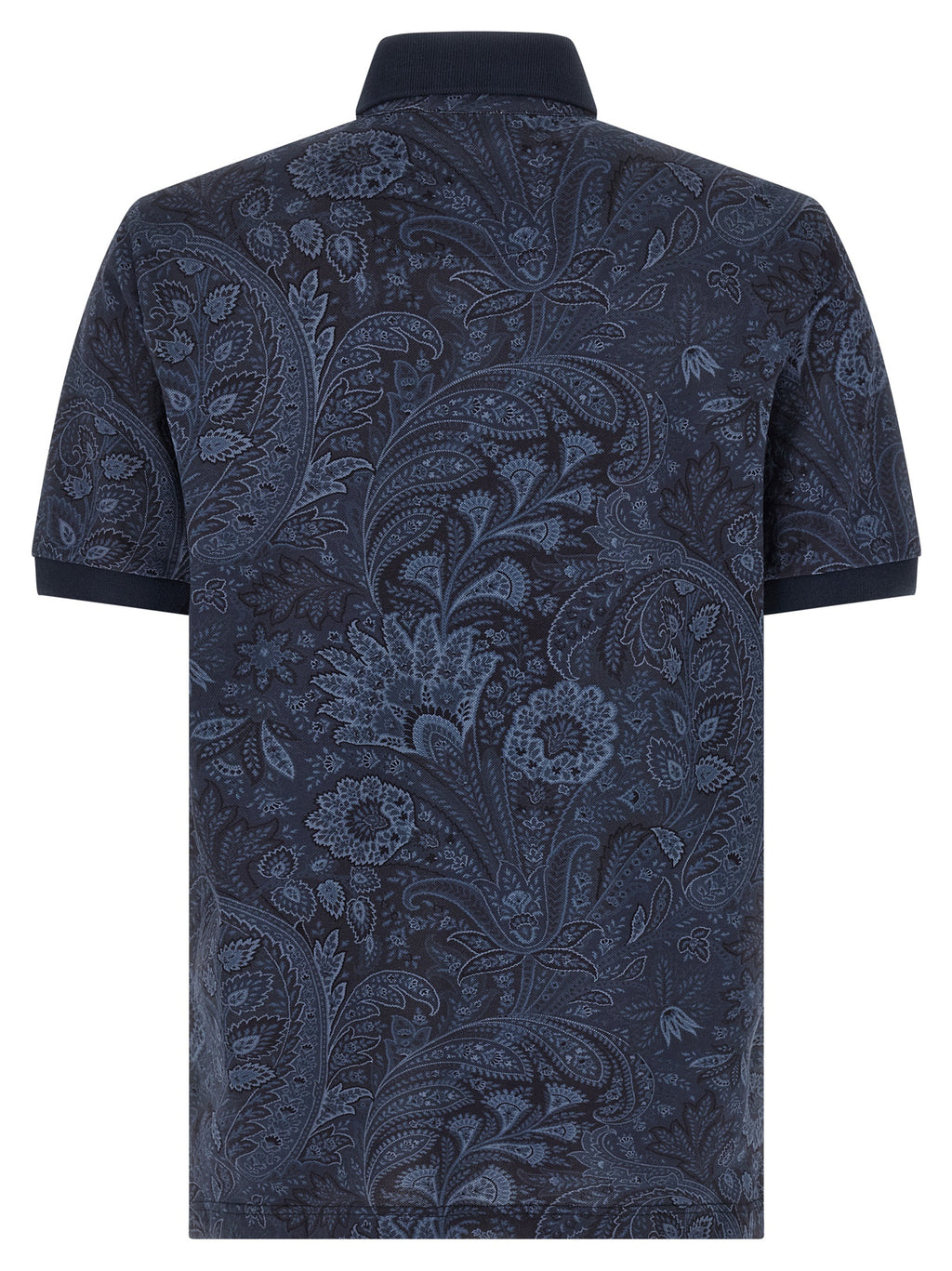 Etro Blue Cotton Polo Shirt