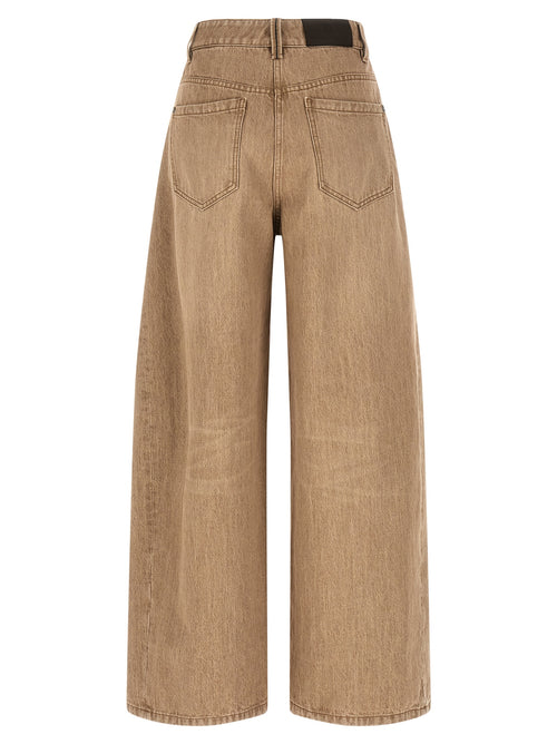 Brunello Cucinelli Beige Jeans aus Baumwolldenim