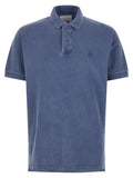 Isabel Marant Blue Cotton Polo Shirt