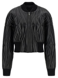 Rick Owens Black Lamb Leather Leather Jacket