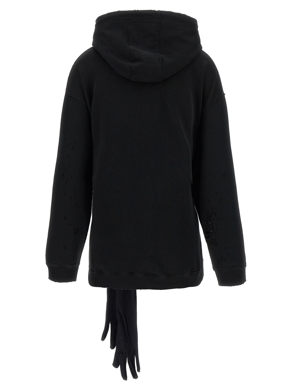 MM6 Maison Margiela Black Cotton Short Dress
