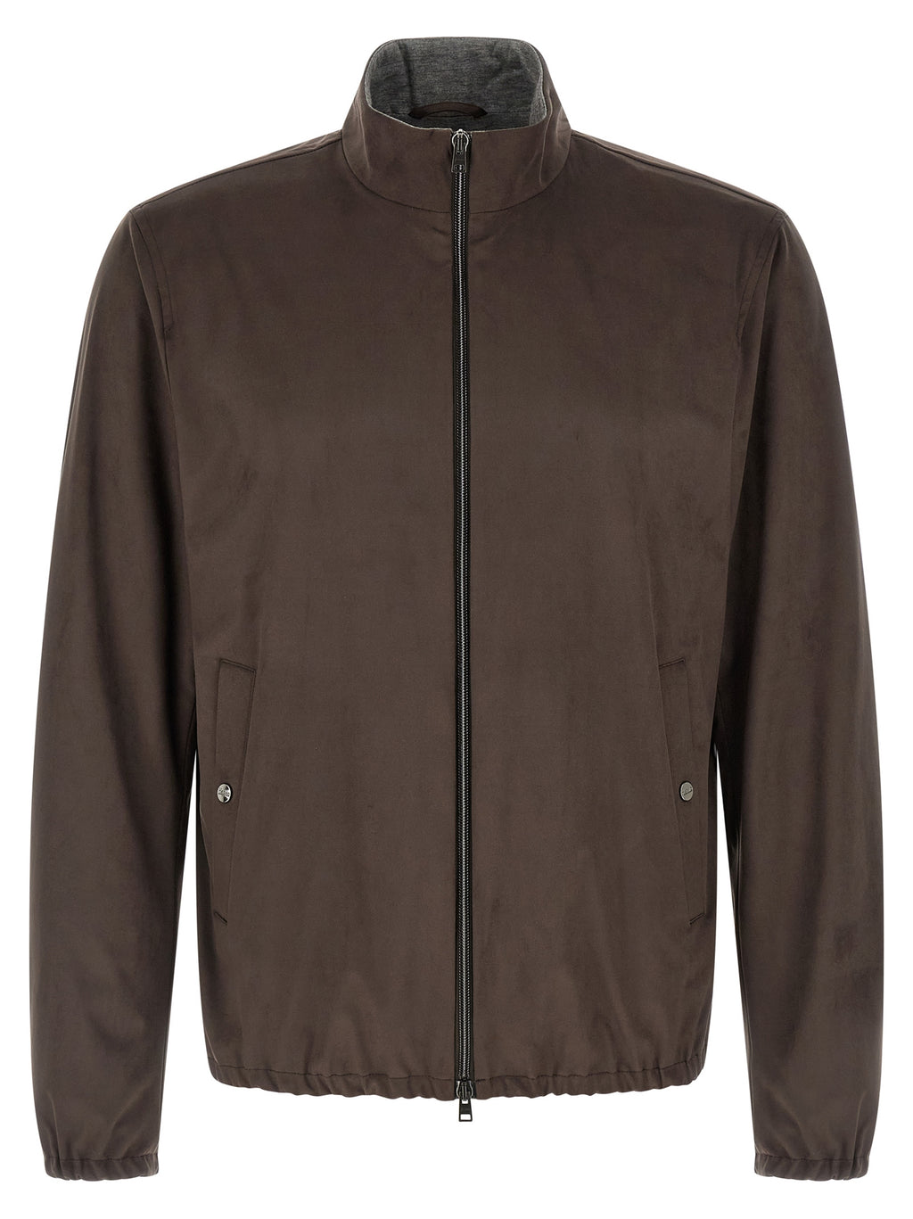 Herno Brown Polyester Jacket