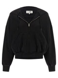 MM6 Maison Margiela Black Cotton Sweatshirt