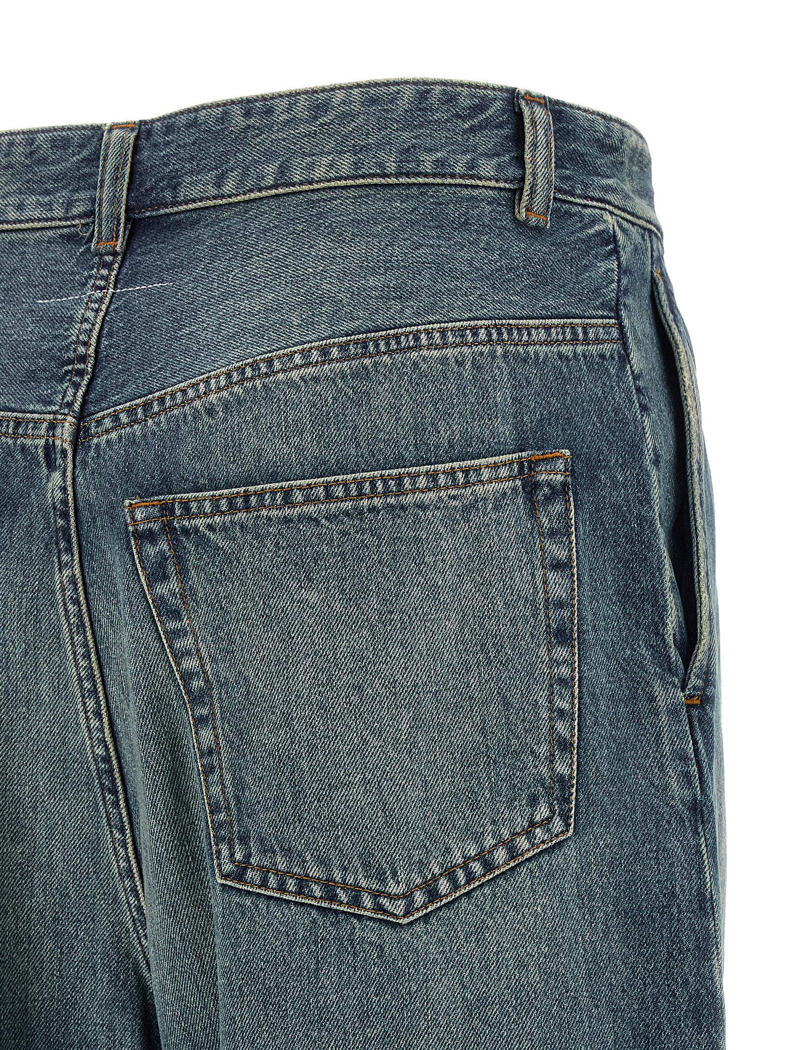 MM6 Maison Margiela Blue Cotton Jeans Denim