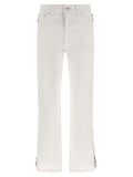 Paco Rabanne White Cotton Jeans Denim