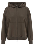 Brunello Cucinelli Brown Cotton Hoodie