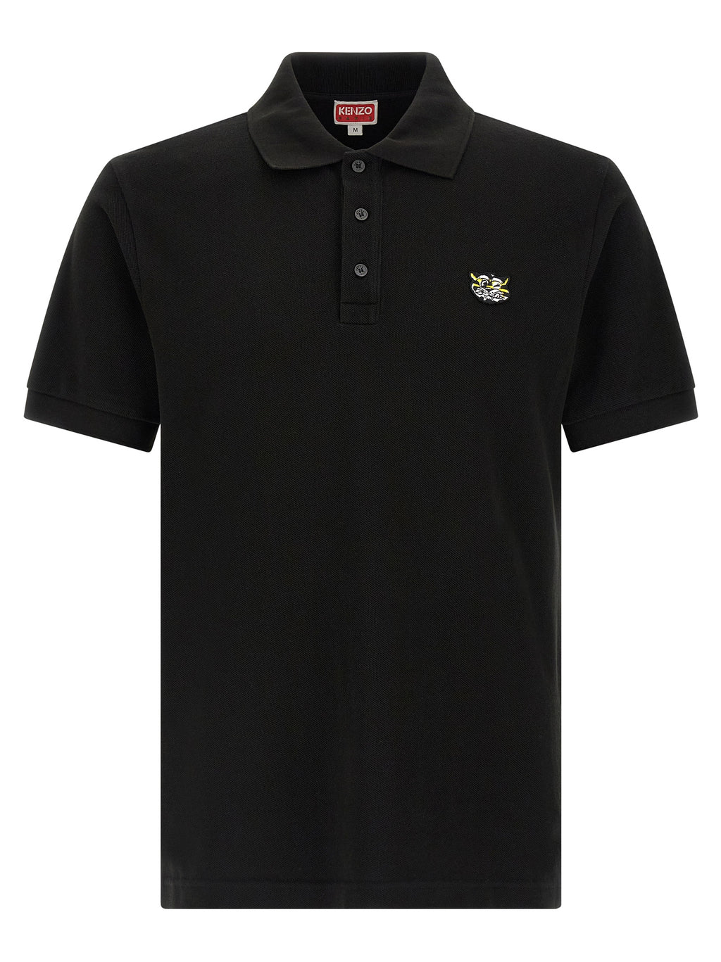Kenzo Black Cotton Polo Shirt