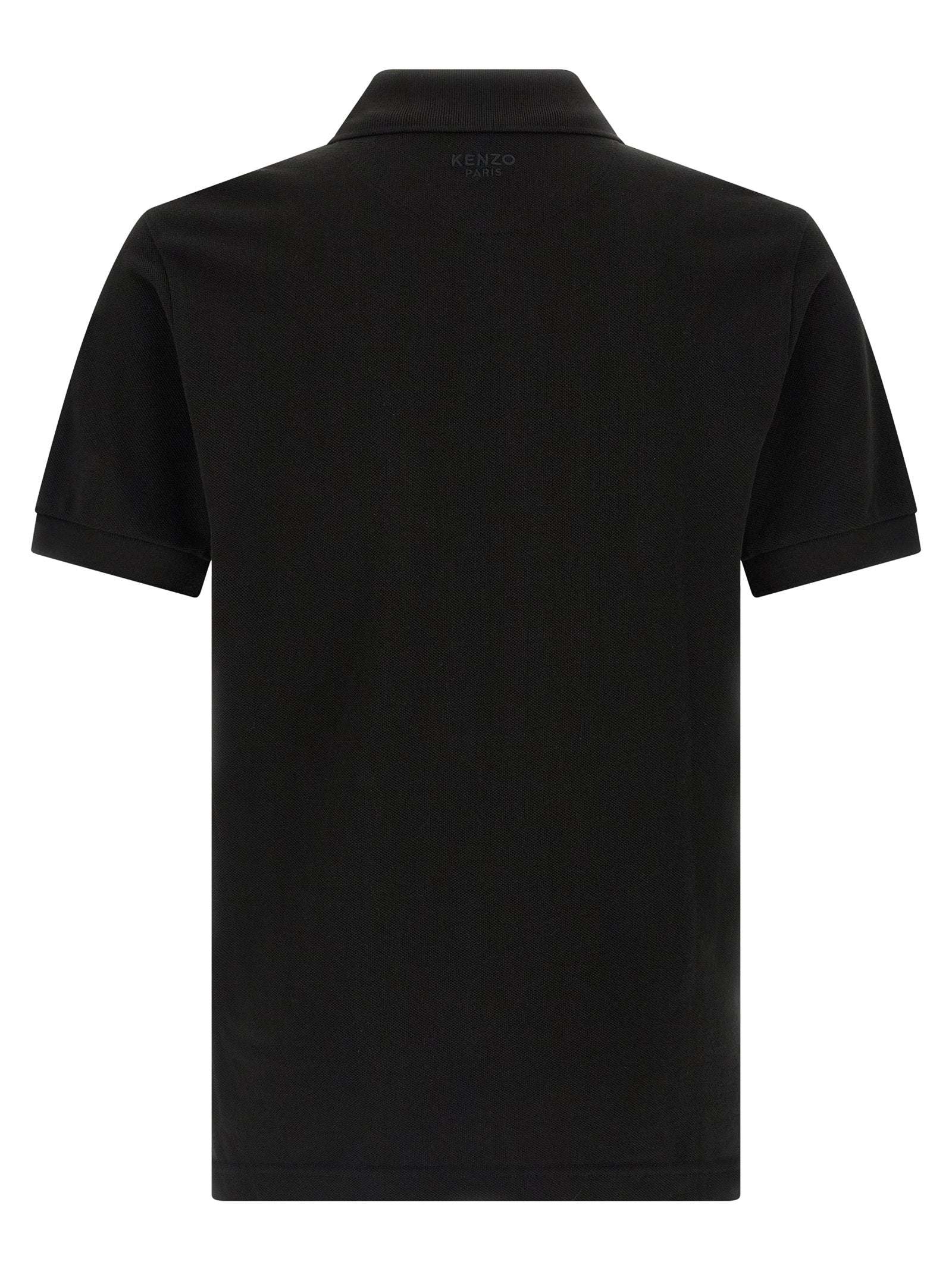 Kenzo Black Cotton Polo Shirt