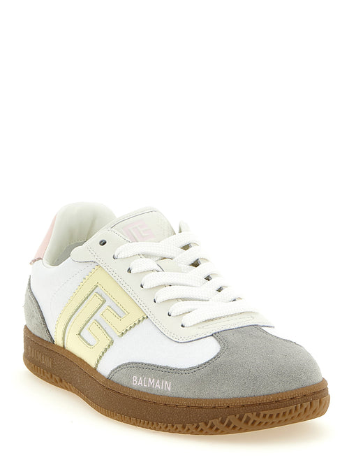 Balmain Mehrfarbige Low-Top-Sneakers aus Polyamid