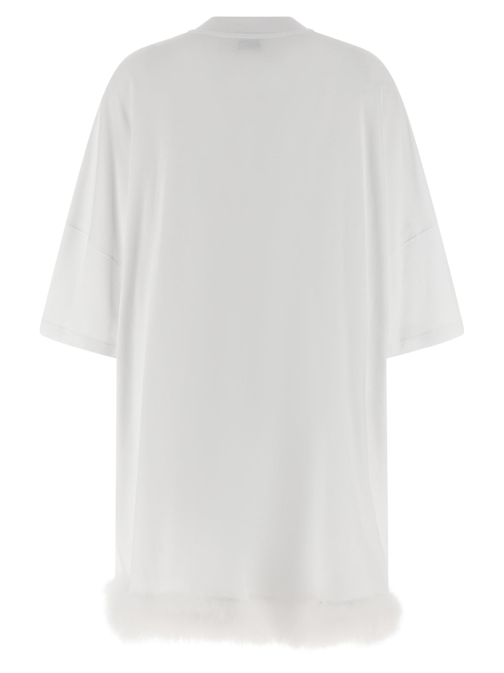 Moschino White Cotton Short Dress
