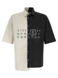 MM6 Maison Margiela Black Cotton Blouse