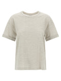 Peserico Beige Linen T-Shirt